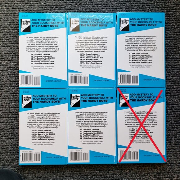 Lot of 5 Hardy Boys Hardcover Glossy Detective Flashlight Books Unread New - Picture 7 of 9